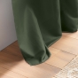 Rideau à œillets 140 x 280 cm en microfibre unie – Absolu Kaki – Grande hauteur