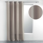 Rideau à œillets – 140 x 280 cm – tissé uni Méliane – grande hauteur - Lin