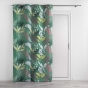 Lot de 2 rideaux à œillets 140 x 260 cm – Polyester imprimé Assana – Kaki