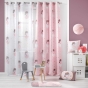 Rideau à Œillets 140 x 260 cm – Polyester Imprimé – Petite Princesse Rose