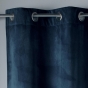 Lot de 2 Rideaux Tamisants à Œillets 140 x 240 cm – Velours Doux – Velvetine Bleu Marine