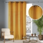Rideau Tamisant à Œillets 140 x 240 cm – Velours – Velvetine Jaune