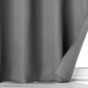 Rideau a oeillets 140 x 260 cm 100% occultant/microfibre unie obscure Anthracite