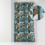Rideau à œillets 140 x 240 cm coton imprimé – Rythmo Bleu