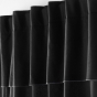 Rideau à passants cache-volants en coton – 140 x 240 cm – Mistraline Noir