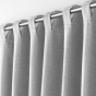 Rideau à passants cache-volants en coton – 140 x 240 cm – Mistraline Gris chiné