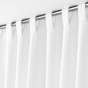 Rideau à passants cache-volants en coton – 140 x 240 cm – Mistraline Blanc