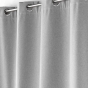 Rideau à Œillets Isolant Phonique et Thermique – Doublé Polaire – Jupiter Gris – 140 x 260 cm