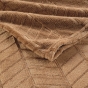  Plaid 180 x 220 cm en flanelle relief uni – Modèle ARYA – Coloris Camel