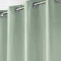 Rideau à œillets 140 x 280 cm en microfibre unie – Absolu Sauge – Grande hauteur