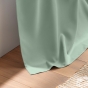 Rideau occultant à œillets 140 x 180 cm – Uni sauge – Petite hauteur –