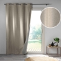 Rideau Thermique 140 x 260 cm – 100 % Occultant / Jacquard – Darko Noisette
