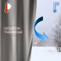 Rideau à Œillets 135 x 260 cm – Tamisant Isolant Thermique – Micropolar Naturel
