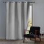 Rideau à Œillets 135 x 260 cm – Tamisant Isolant Thermique – Micropolar Blanc