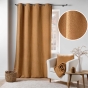 Lot de 2 Rideaux à Œillets 140 x 240 cm – Bouclette Unie – Wooly Camel