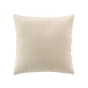 Coussin Déhoussable Compressé 45 x 45 cm – Bouclette Unie – Wooly Naturel