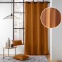 Rideau à œillets 135 x 260 cm – polycoton uni – Twily Camel