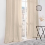 Lot de 2 Rideaux 135 x 260 cm – Twily coloris Lin – Polycoton