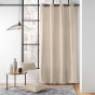 Lot de 2 Rideaux 135 x 260 cm – Twily coloris Lin – Polycoton