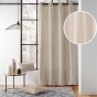 Lot de 2 Rideaux 135 x 260 cm – Twily coloris Lin – Polycoton