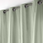 Lot de 2 Rideaux 135 x 260 cm – Twily Sauge – Polycoton