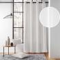 Rideau à œillets 135 x 260 cm – polycoton – Twily Blanc