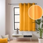 Rideau Petite Hauteur 135 x 180 cm – Coton/Polyester – Twily Jaune