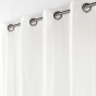 Rideau Petite Hauteur 135 x 180 cm – Coton/Polyester – Twily Blanc