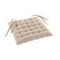 Assise matelassée 38 x 38 cm – Coton/Polyester recyclé GRS – Twily Lin