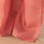 Rideau à œillets - 140 x 280 cm - fils métallisés Zeline - grande hauteur - Terracotta