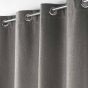Rideau a oeillets 140 x 240 cm bouclette unie wooly Gris