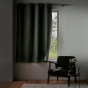Rideau à Œillets 135 x 180 cm – Isolant Thermique Microfibre – Micropolar Gris
