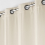 Rideau à Œillets 135 x 260 cm – Velours Uni – Novana Beige