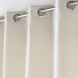 Rideau à œillets 140 x 260 cm – Velours à relief Verra Beige