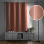  Rideau occultant à œillets 135 x 180 cm – Uni Blush – Petite hauteur –