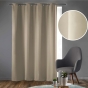 Rideau à œillets 135 x 280 cm occultant uni Naturel – grande hauteur