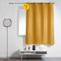 Lot de 2 rideaux à œillets petite hauteur 140 x 180 cm – Ocre