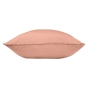 Coussin Déhoussable Compressé 60 x 60 cm – Polyester Uni Essentiel Blush