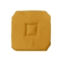 GALETTE 4 RABATS 40 x 40 x 3 CM POLYESTER UNI ESSENTIEL OCRE
