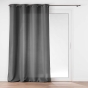 Rideau grande hauteur à œillets 140 x 280 cm – Polyester uni SOLINE – Beton