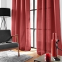 Rideau grande hauteur à œillets 140 x 280 cm – Polyester uni SOLINE – GRENADE