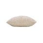Coussin Déco 45x45 cm – Flanelle Relief Unie – Déhoussable – Beige