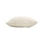 Coussin Déhoussable Compressé 45 x 45 cm – Velours Relief Swing – Coloris Naturel