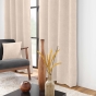 Rideau à œillets 140 x 260 cm en velours chenille Léo – Naturel