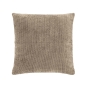 Coussin Déhoussable 45 x 45 cm – Velours Chenille Léo – Coloris Sable