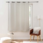 RIDEAU A OEILLETS 135 x 180 CM OCCULTANT TISSE TRAMINA NATUREL