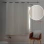 RIDEAU A OEILLETS 135 x 180 CM OCCULTANT TISSE TRAMINA NATUREL