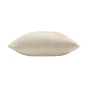 Coussin déhoussable 45 x 45 cm Polycoton imprimé métallisé ISADORA Ocre