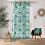 Rideau à œillets 140 x 260 cm polyester imprimé feuillage métallisé – Aloha
