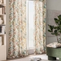 Rideau à œillets 140 x 260 cm polyester/lin imprimé HAILEY – Motif végétal